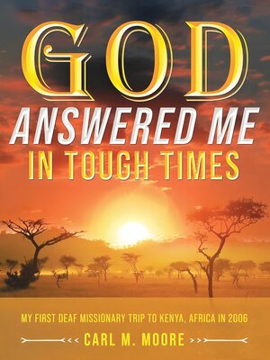 cover image of God Answered Me in Tough Times